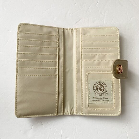 Spartina 449 De Renne Line & Leather 3-Piece Set Wallet - Picture 4 of 10